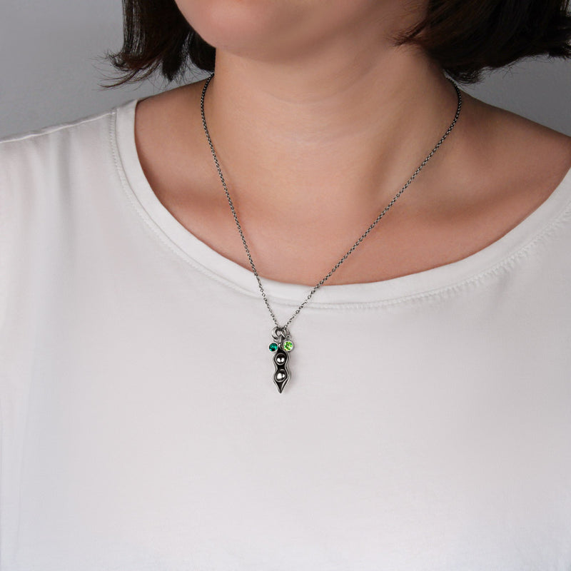 Peas in a Pod Necklace for Grandma