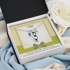 Peas in a Pod Necklace from Hubby
