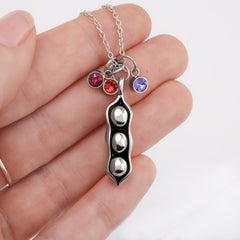 Peas in a Pod Necklace for Grandma