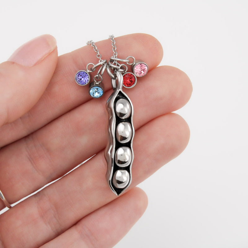 Peas in a Pod Necklace for Grandma