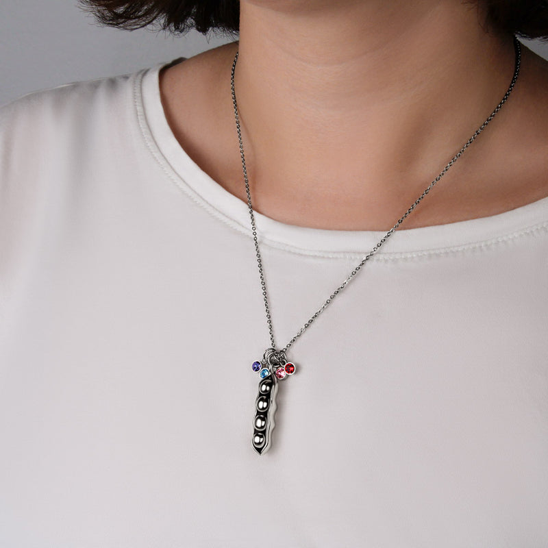 Peas in a Pod Necklace for Grandma