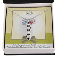 Peas in a Pod Necklace from Hubby