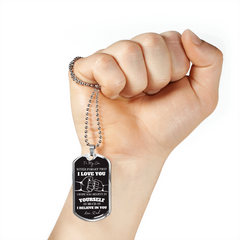 To My Son Dog Tag
