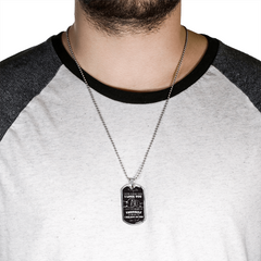 To My Son Dog Tag
