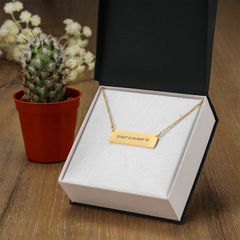 Coordinate Horizontal Bar Necklace