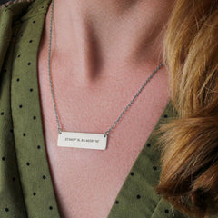 Coordinate Horizontal Bar Necklace