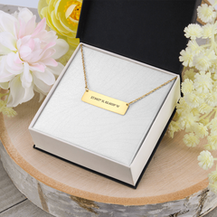 Coordinate Horizontal Bar Necklace