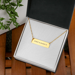 Coordinate Horizontal Bar Necklace