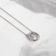 Lucky in Love Dog Mom Necklace