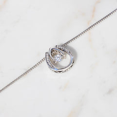 Lucky in Love Dog Mom Necklace