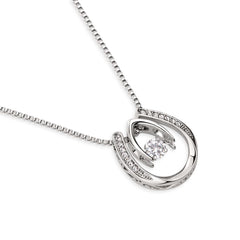 Lucky in Love Dog Mom Necklace