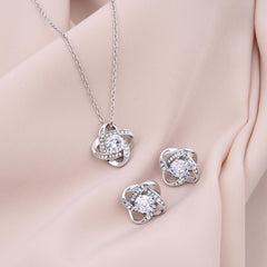 Love Knot and Earring Set for Doctor Wife