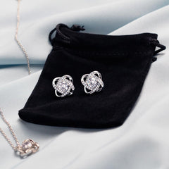 Love Knot and Earring Set for Nurse Wife