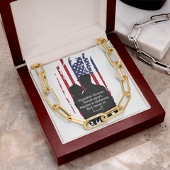 Forever Linked Necklace for Military Spouse
