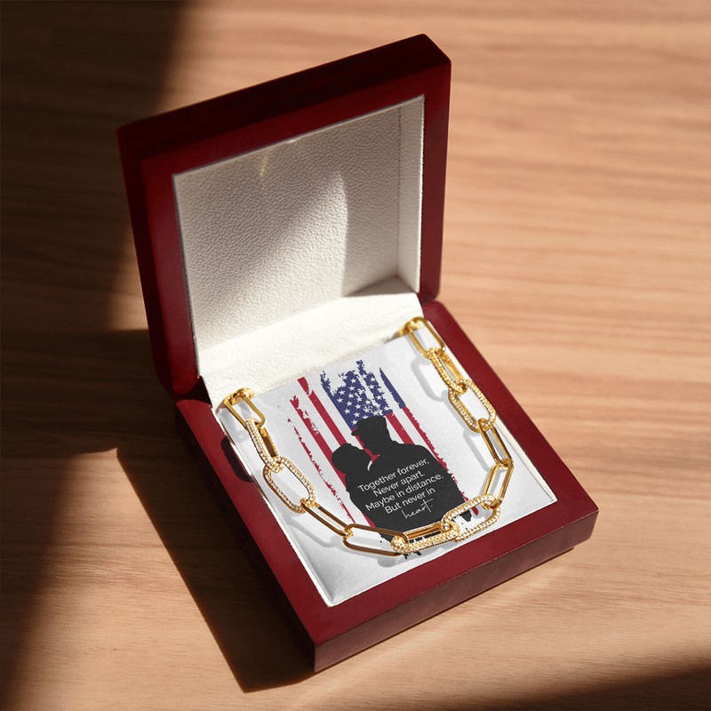 Forever Linked Necklace for Military Spouse