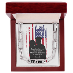 Forever Linked Necklace for Military Spouse