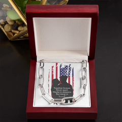 Forever Linked Necklace for Military Spouse