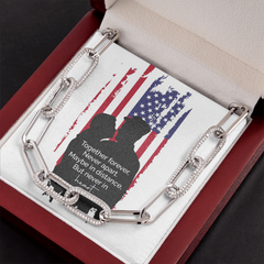 Forever Linked Necklace for Military Spouse