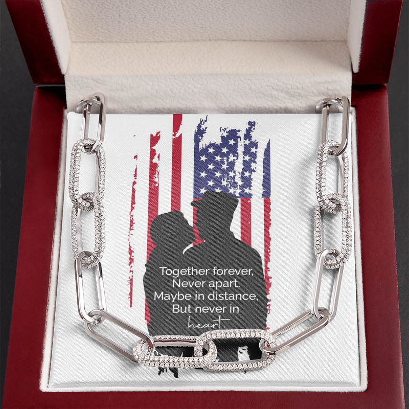 Forever Linked Necklace for Military Spouse