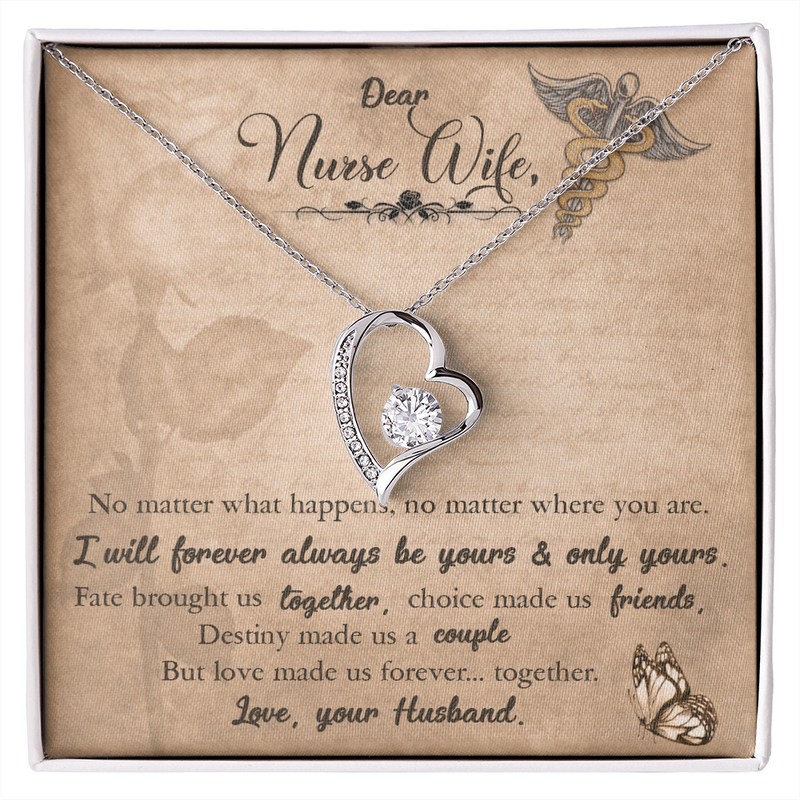 Forever Love Necklace for Nurse Wife