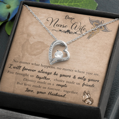 Forever Love Necklace for Nurse Wife