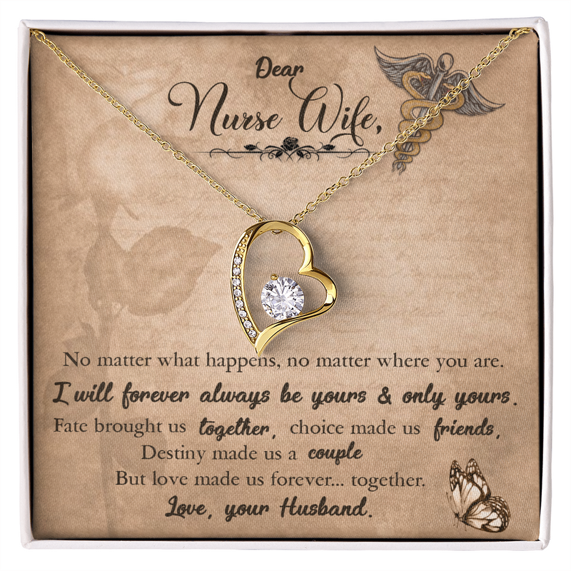 Forever Love Necklace for Nurse Wife