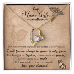 Forever Love Necklace for Nurse Wife