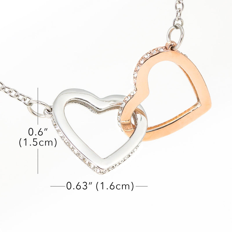 Interlocking Hearts Necklace for Nurse Wife