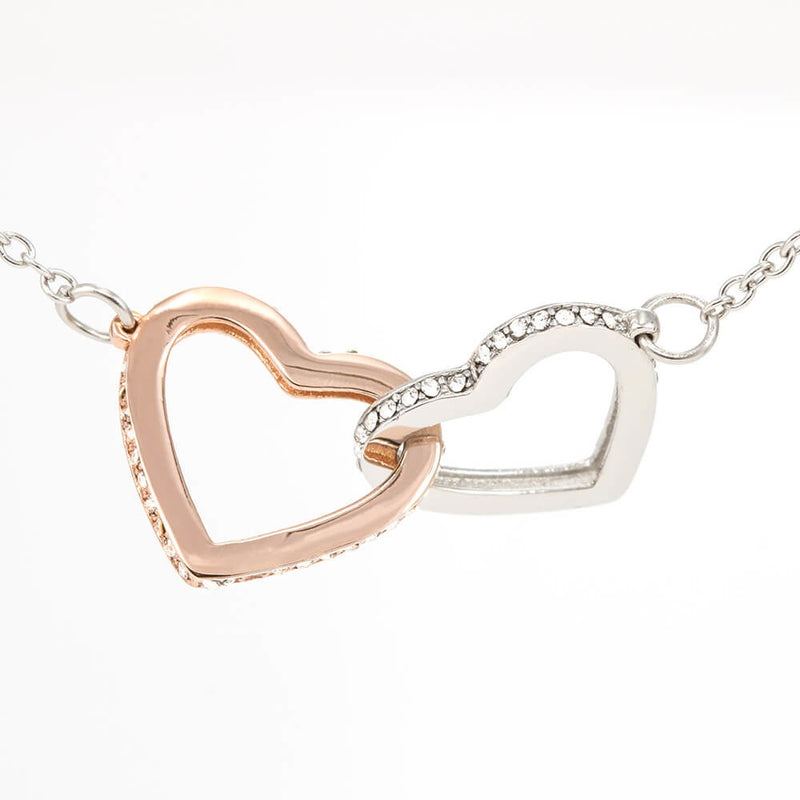 Interlocking Hearts Necklace for Nurse Wife