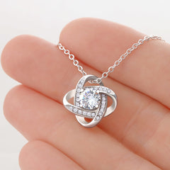 love knot necklace for wife