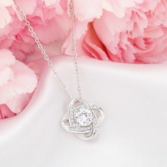 Love Knot Necklace for Military Love