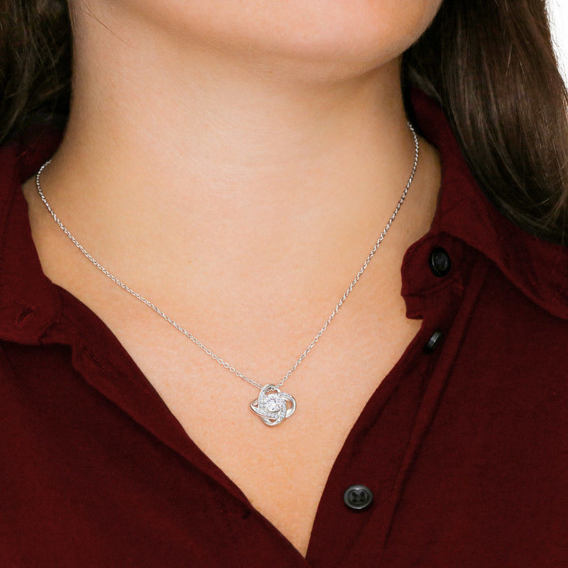 Love Knot Necklace for Military Love