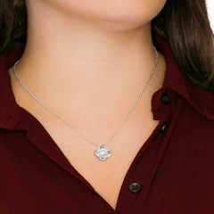 love knot necklace for wife
