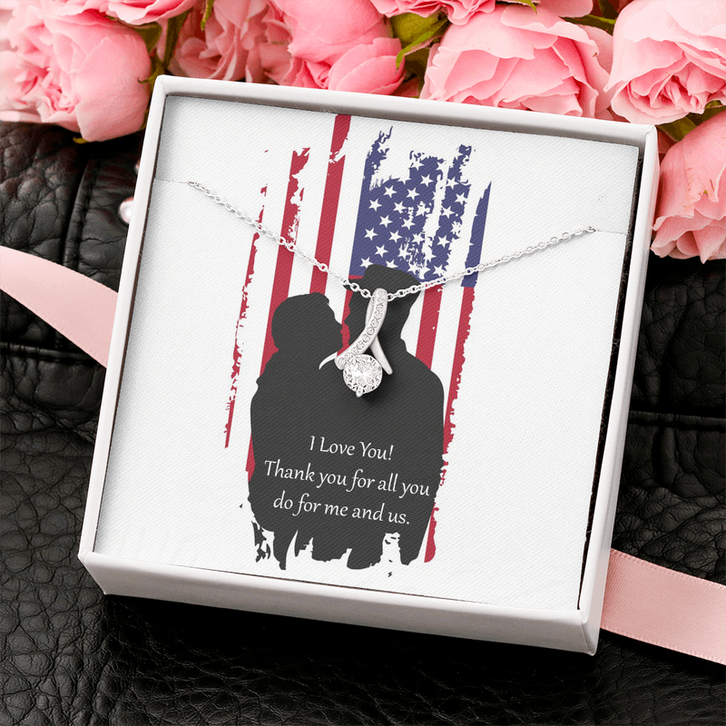 Alluring Beauty Necklace for Military Love