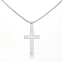 Stainless Steel Cross Necklace for Spiritual Mom