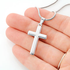 Stainless Steel Cross Necklace for Spiritual Mom