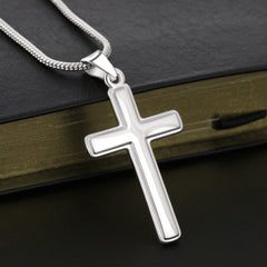 Stainless Steel Cross Necklace for Spiritual Mom