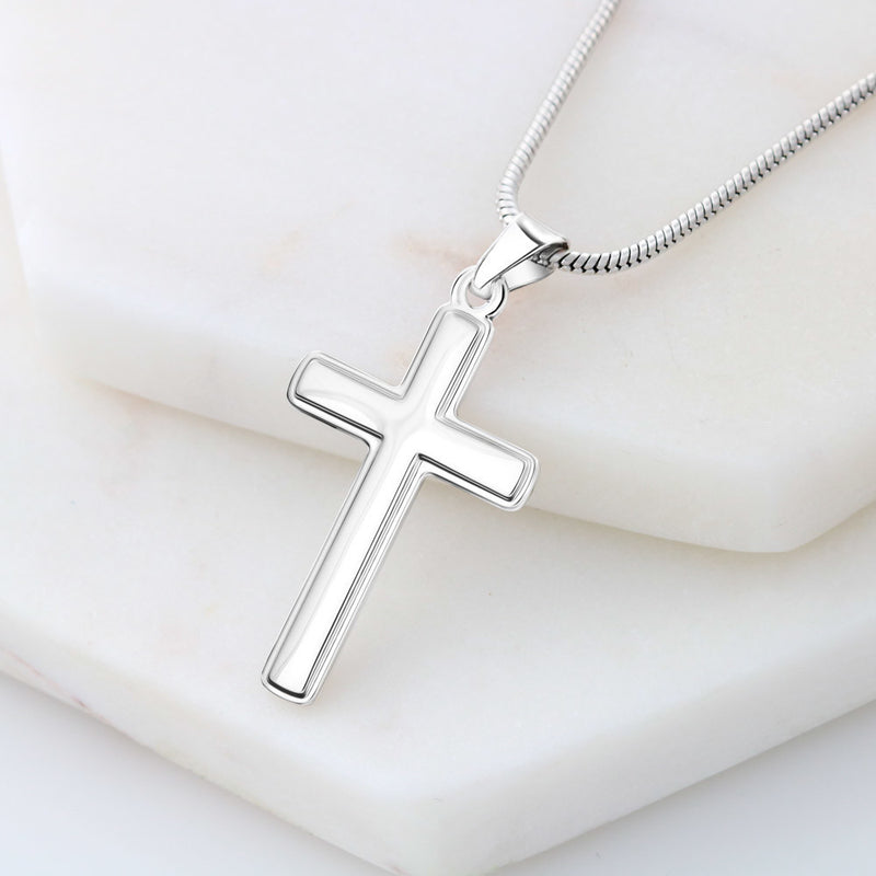 Stainless Steel Cross Necklace for Mom