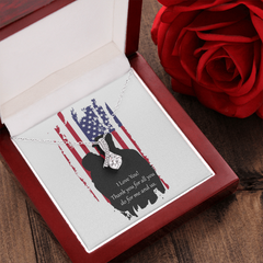 Alluring Beauty Necklace for Military Love