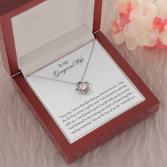 love knot necklace for wife